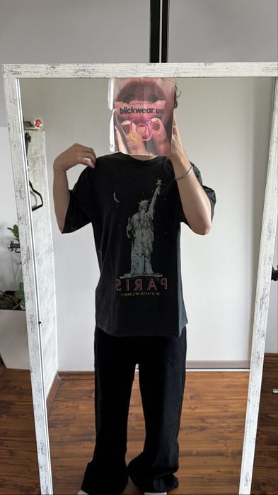 Футболка Balenciaga Paris Statue tee S M L — фото 6