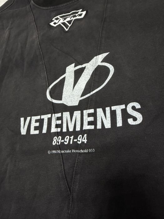 Футболка Vetements Deconstructed tee S M l — фото 5