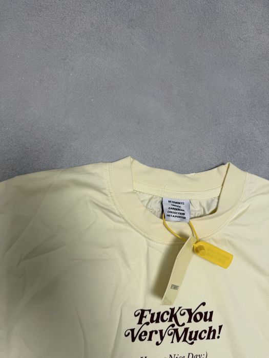 футболка Vetements fuck u very much S m l balenciaga rick owens acne studios — фото 2