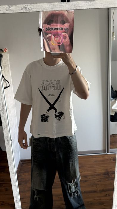 футболка Project gr protocol index Black list white Balenciaga vetements rick owens acne studios — фото 6