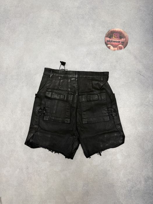 шорты шорти Rick Owens Waxed shorts ne drkshdw vetements balenciaga raf simons acne studios — фото 4