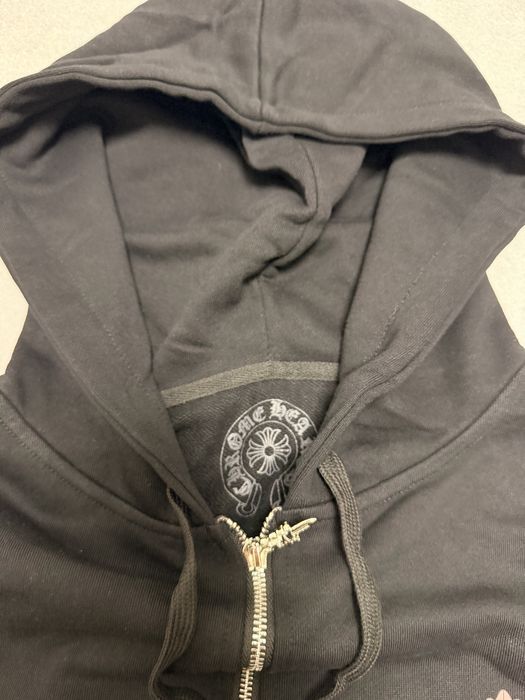 зип худи Chrome Hearts Multicolor Zip up black — фото 2