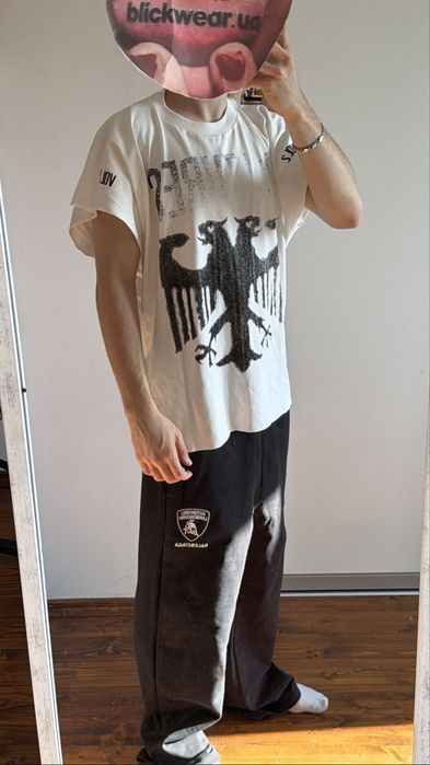 футболка Yeezy Vultures White S M L vetements balenciaga rick owens project gr — фото 6