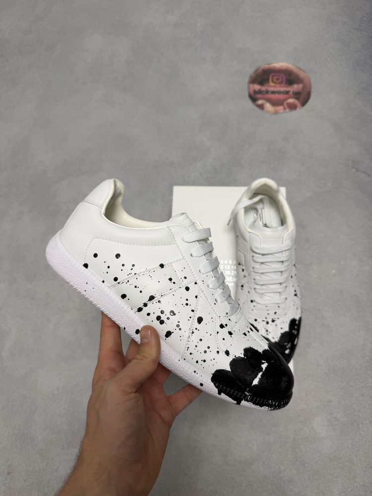кеды  Maison Margiela Mm6 gats white painted vetements balenciaga rick owens кеди