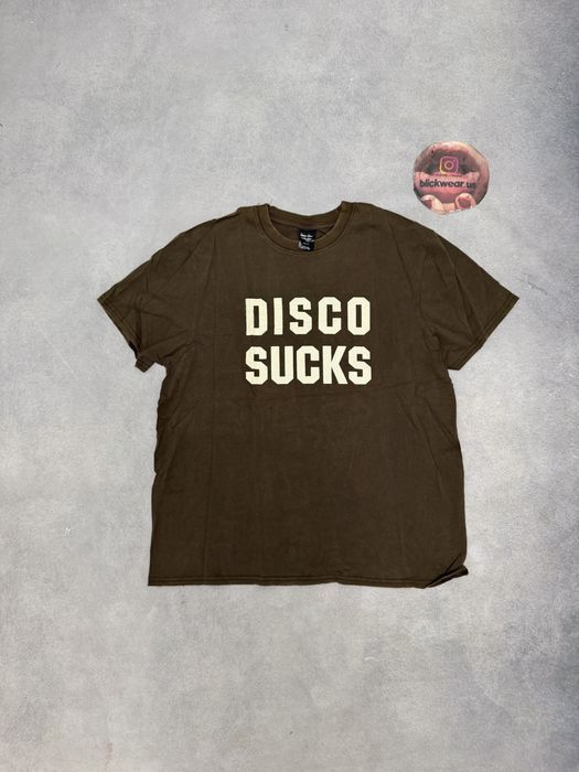 футболка Number Nine Discosucks brown tee undercover archive rick owens balenciaga