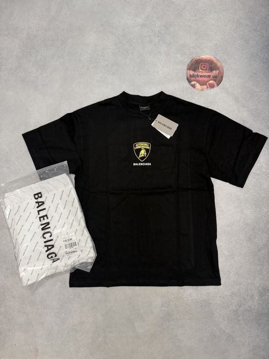 футболка Balenciaga X Lamborghini tee black S M L vetements rick owens project gr