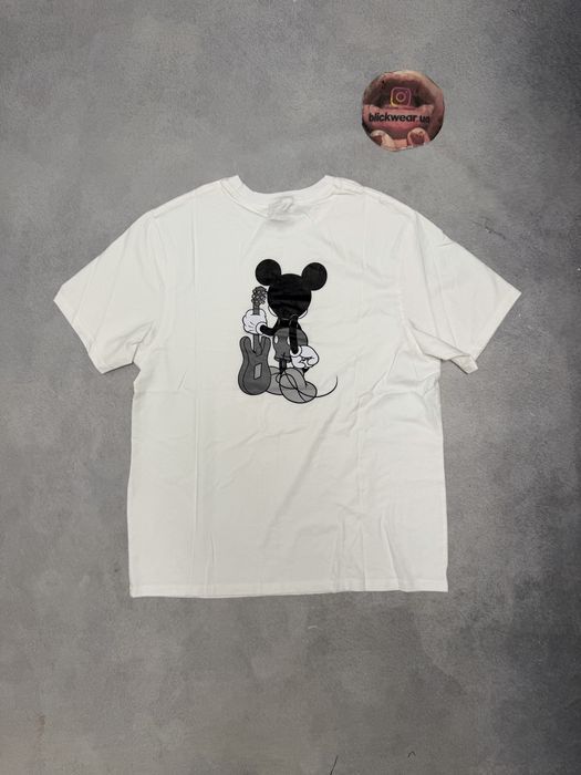 футболка Number Nine X Mickey disney Guitar white S M L vetements balenciaga rick owens acne studios — фото 4