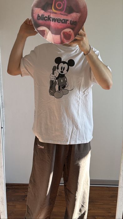 футболка Number Nine X Mickey disney Guitar white S M L vetements balenciaga rick owens acne studios — фото 6