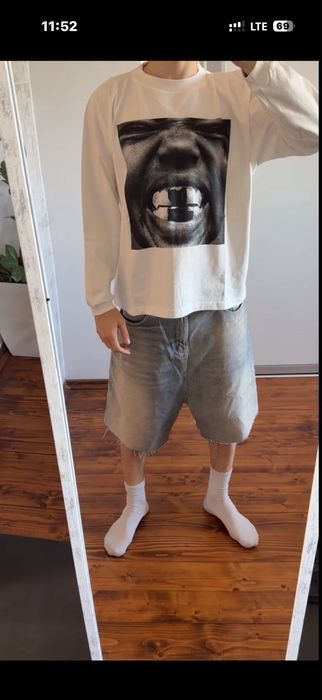 лонгслив Kanye west Bully Ye white S M L longsleeve balenciaga rick owens acne studios — фото 4