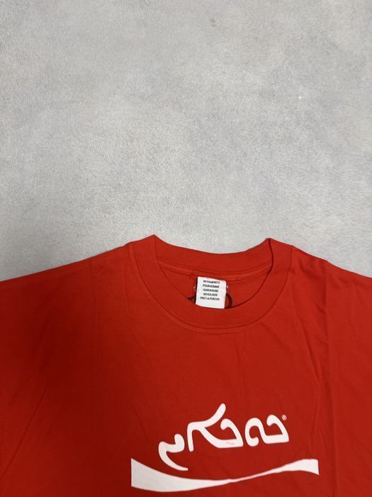 Футболка Vetements arabic red tee S M L — фото 2