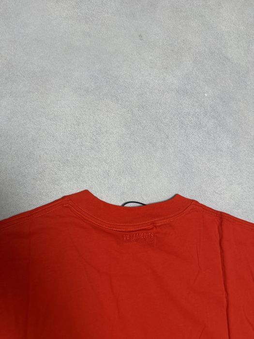 Футболка Vetements arabic red tee S M L — фото 5