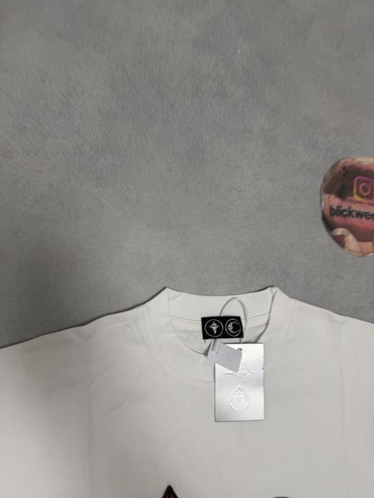 футболка thug club white tee s m l vetements balenciaga rick owens acne studios — фото 2