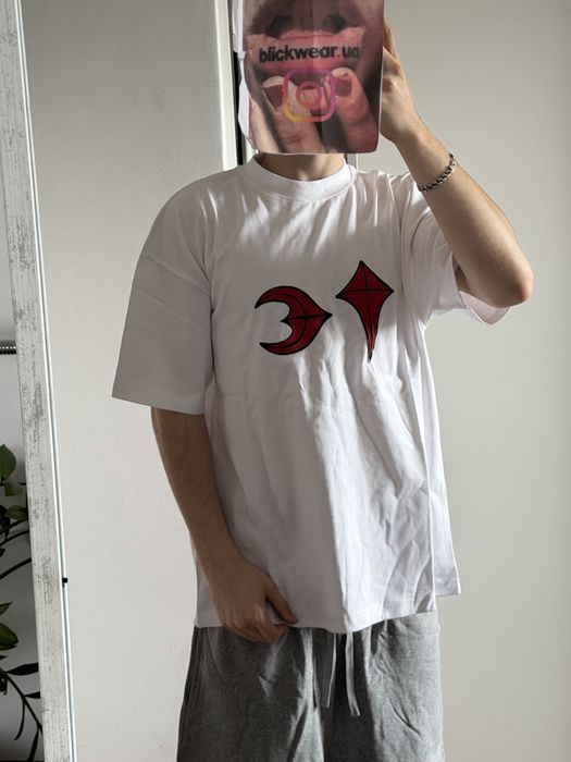 футболка thug club white tee s m l vetements balenciaga rick owens acne studios — фото 6