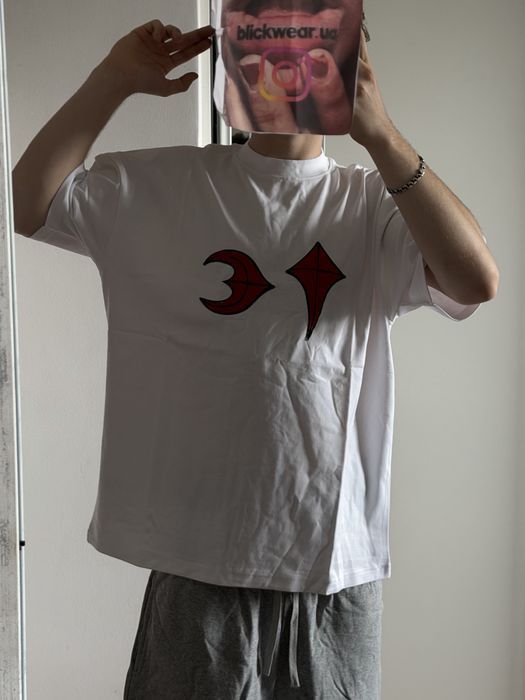 футболка thug club white tee s m l vetements balenciaga rick owens acne studios — фото 7