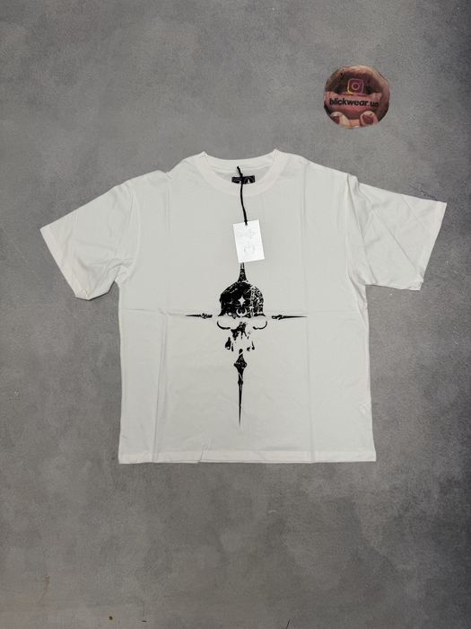 футболка Thug Club Skull white tee S M L
