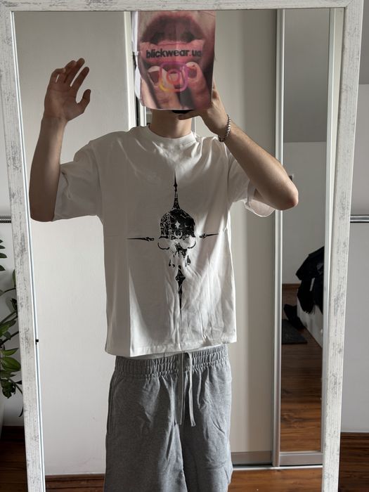 футболка Thug Club Skull white tee S M L — фото 5