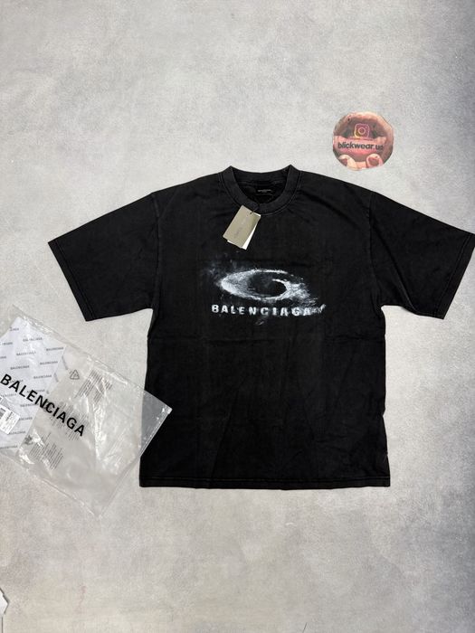 футболка Balenciaga infinity logoS M l  2026 tee washed 2026