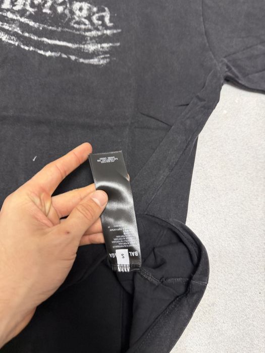 Футболка Balenciaga political logo washed tee S M L — фото 3
