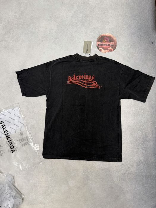 Футболка Balenciaga political logo washed tee S M L — фото 4