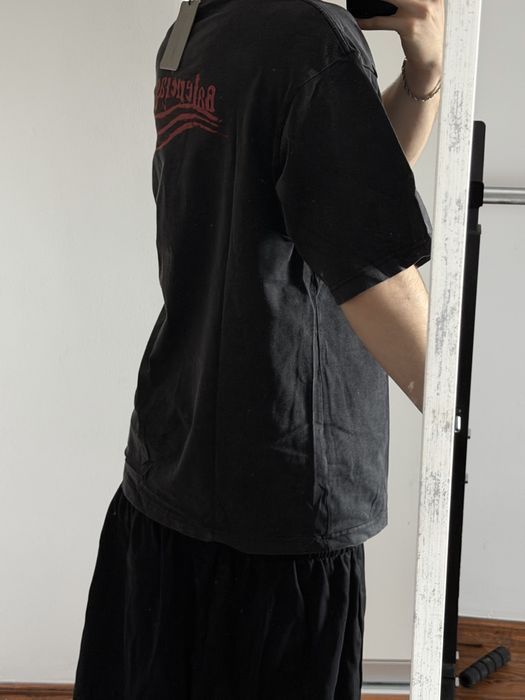 Футболка Balenciaga political logo washed tee S M L — фото 6