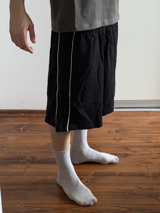 шорты шорти Balenciaga Layered logo black shorts S M L — фото 6