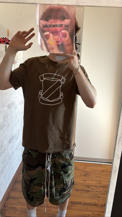 футболка Number Nine Shield Brown T Shirt — фото 6