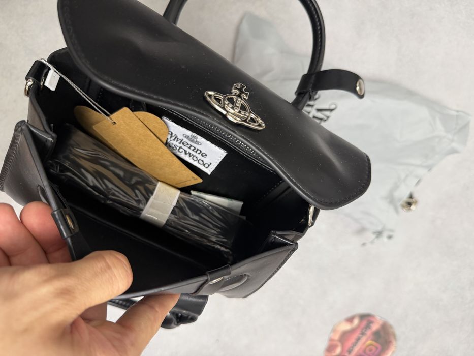 сумка Vivienne Westwood black  dior balenciaga celine chanel — фото 4