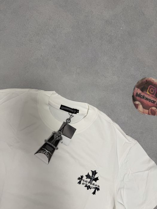 футболка Chrome Hearts Cross white T shirt S M L — фото 2