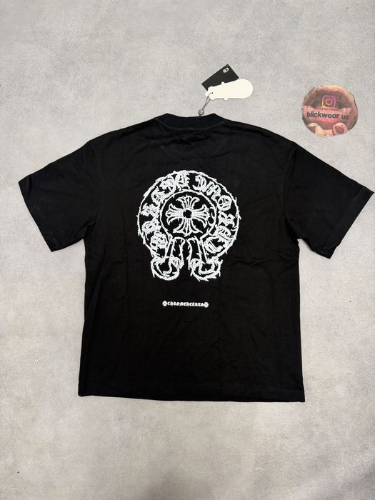 футболка Chrome Hearts Logo tee black S M L — фото 4