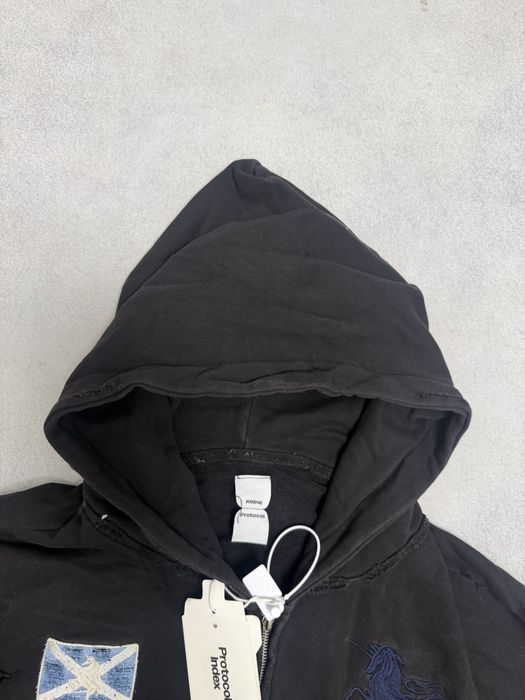зип худи Protocol Index (PROJECT GR) 2026 cuntier S M L vetements balenciaga — фото 3