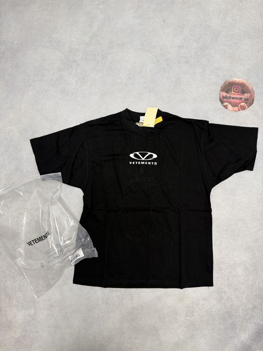 футболка Vetements Logo tee 2026 Balenciaga project gr protocol index acne studios S M l
