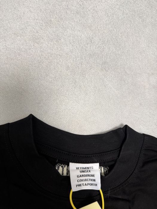 футболка Vetements Logo tee 2026 Balenciaga project gr protocol index acne studios S M l — фото 3