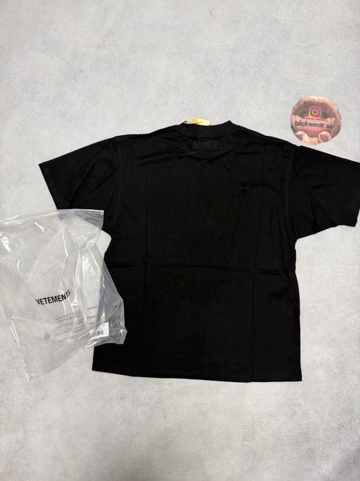 футболка Vetements Logo tee 2026 Balenciaga project gr protocol index acne studios S M l — фото 5