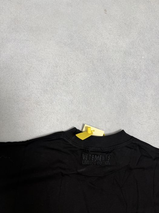 футболка Vetements Logo tee 2026 Balenciaga project gr protocol index acne studios S M l — фото 6