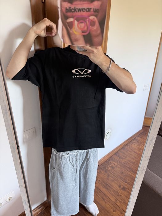 футболка Vetements Logo tee 2026 Balenciaga project gr protocol index acne studios S M l — фото 7