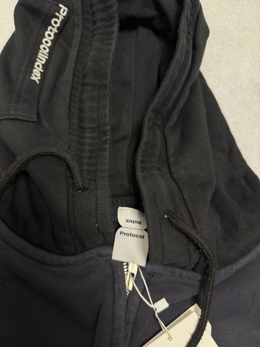 зип худи Protocol Index Virginia Project gr S M l vetements balenciaga acne studios rick owens — фото 3