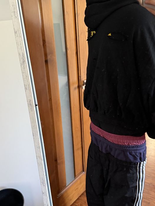 зип худи Project gr Destress zip up Black S M L vetements rick owens protocol index — фото 7