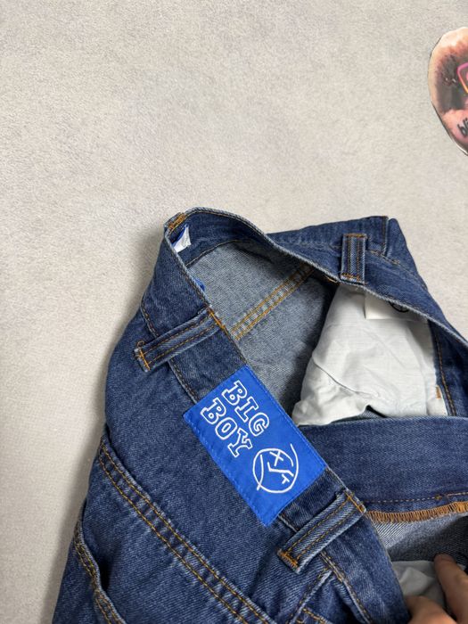 штаны штани Polar Big boys dark blue jeans S M L nike prada — фото 5