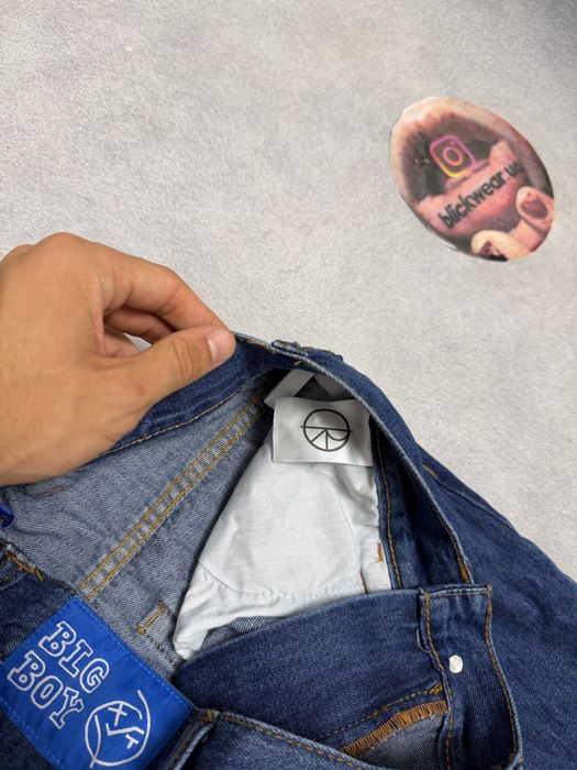 штаны штани Polar Big boys dark blue jeans S M L nike prada — фото 6