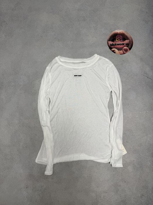 лонгслив топ Miu Miu longsleeve M L prada