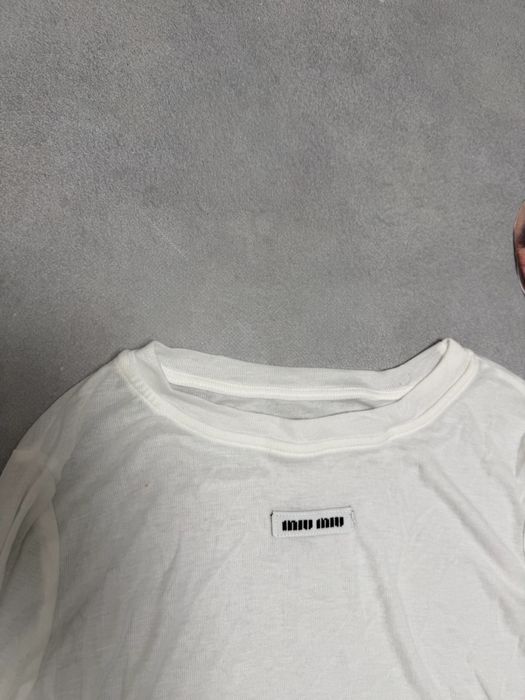 лонгслив топ Miu Miu longsleeve M L prada — фото 2