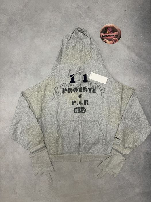 Зип худи Project gr  grey  zip up academy protocol index balenciaga  vetements