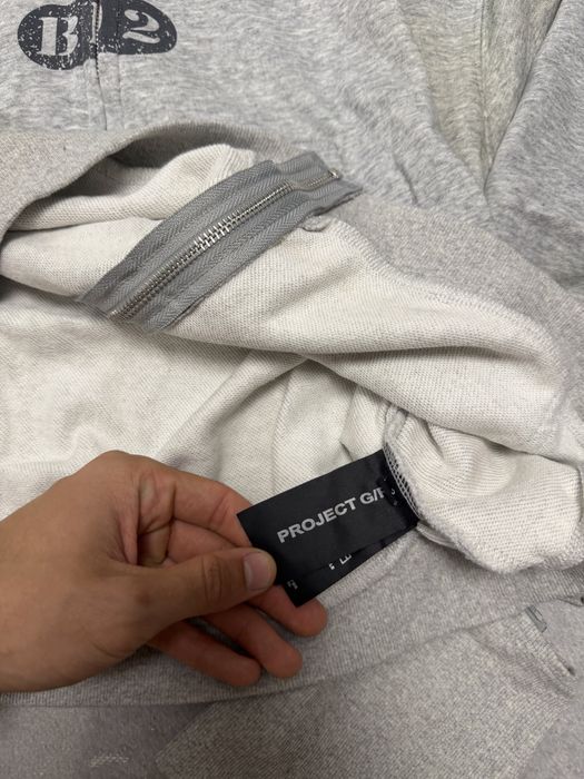Зип худи Project gr  grey  zip up academy protocol index balenciaga  vetements — фото 5