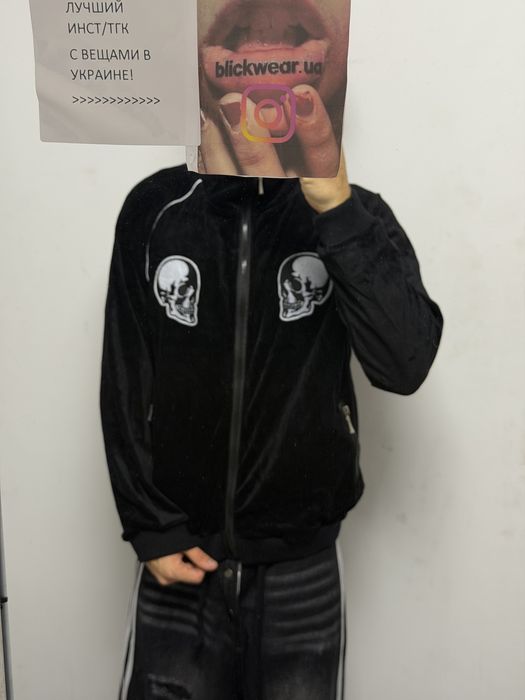 зип худи Number Nine Skull zip up намбер найн balenciaga vetements rick owens project gr protocol index — фото 5