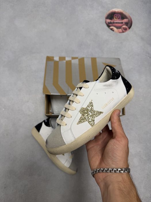 кеды GOLDEN GOOSE GG Gold black 38 39 кеди prada maison mihara premiata — фото 2