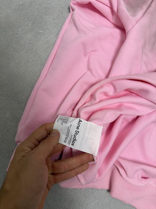 худи Acne Studios Pink logo stockholm S M L balenciaga vetements rick owens project gr — фото 5