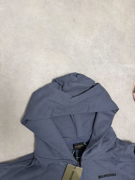 зип худи Balenciaga Blue washed 2026 zip up S M L vetements rick owens project gr protocol index — фото 2