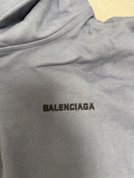 зип худи Balenciaga Blue washed 2026 zip up S M L vetements rick owens project gr protocol index — фото 3