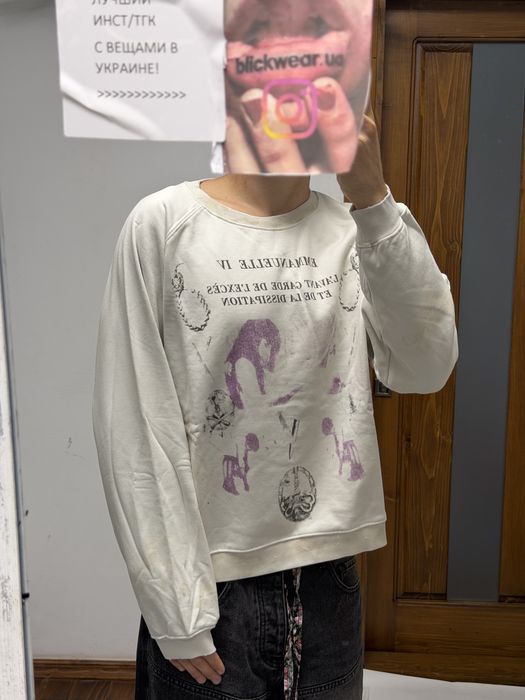 свитшот Enfants Riches deprimes Emmanuelle Sweartshirt M L Vetements balenciaga rick owens project gr — фото 6