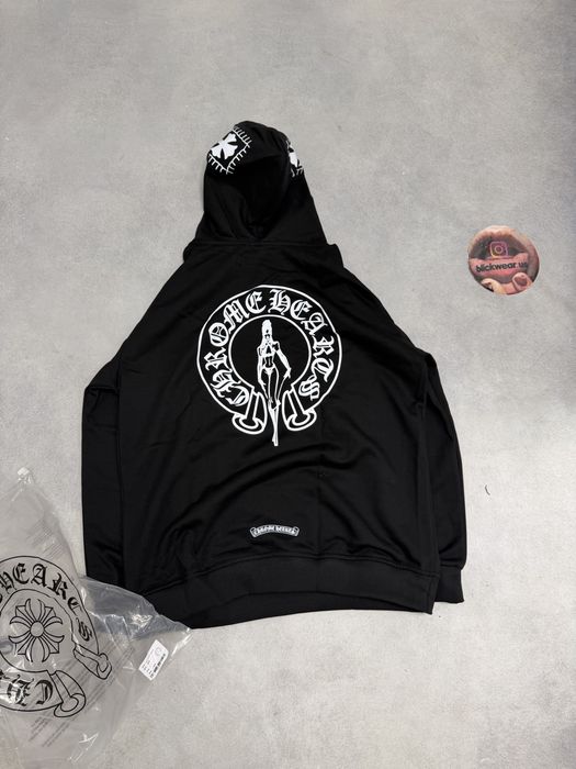 худи Chrome Hearts girl hoodie M L vetements balenciaga rick ownes acne studios M L